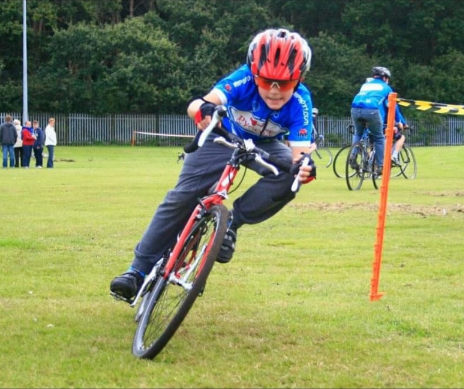 Chris Hilbert as a young rider
